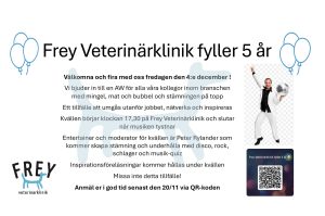 Frey fyller 5 år